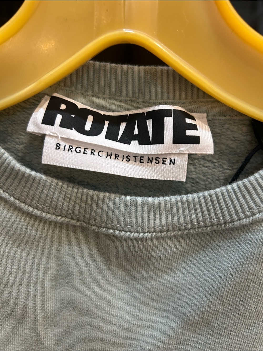 Rotate birger Christensen crew neck sweatshirt size XS slight wear stain - Picture 3 of 9